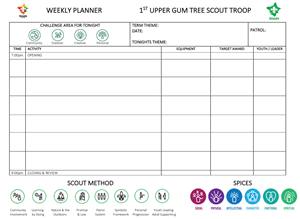 Program template - Scouts