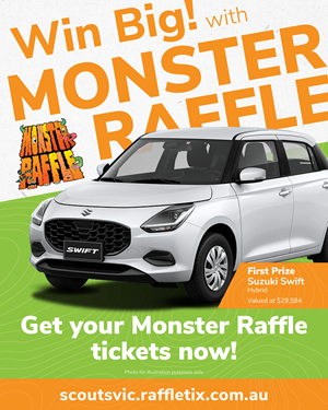 Monster Raffle - Scout Groups (ACT & NSW) | Scouts Victoria | Australia